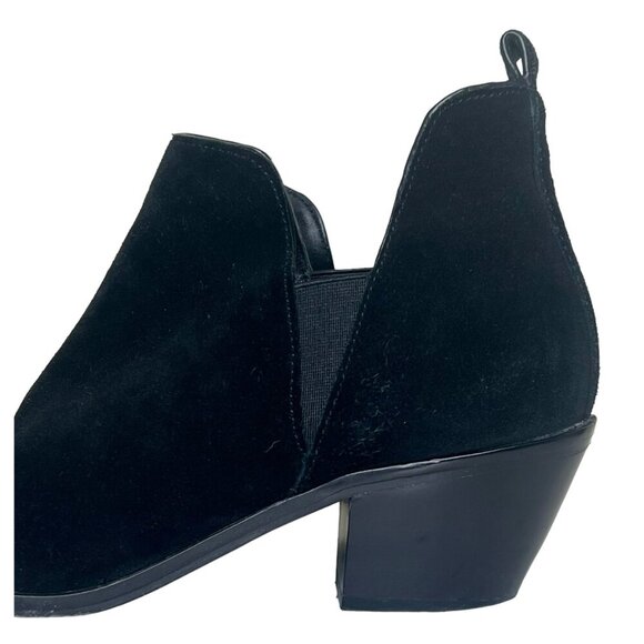 Sigerson Morrison black suede slip on ankle boots size 8.5 - Picture 7 of 10